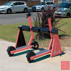 Aparcapatinets per patinets elèctrics model Breda 4 Places 